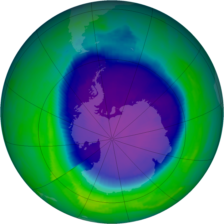 Ozone Map 1997-10-05